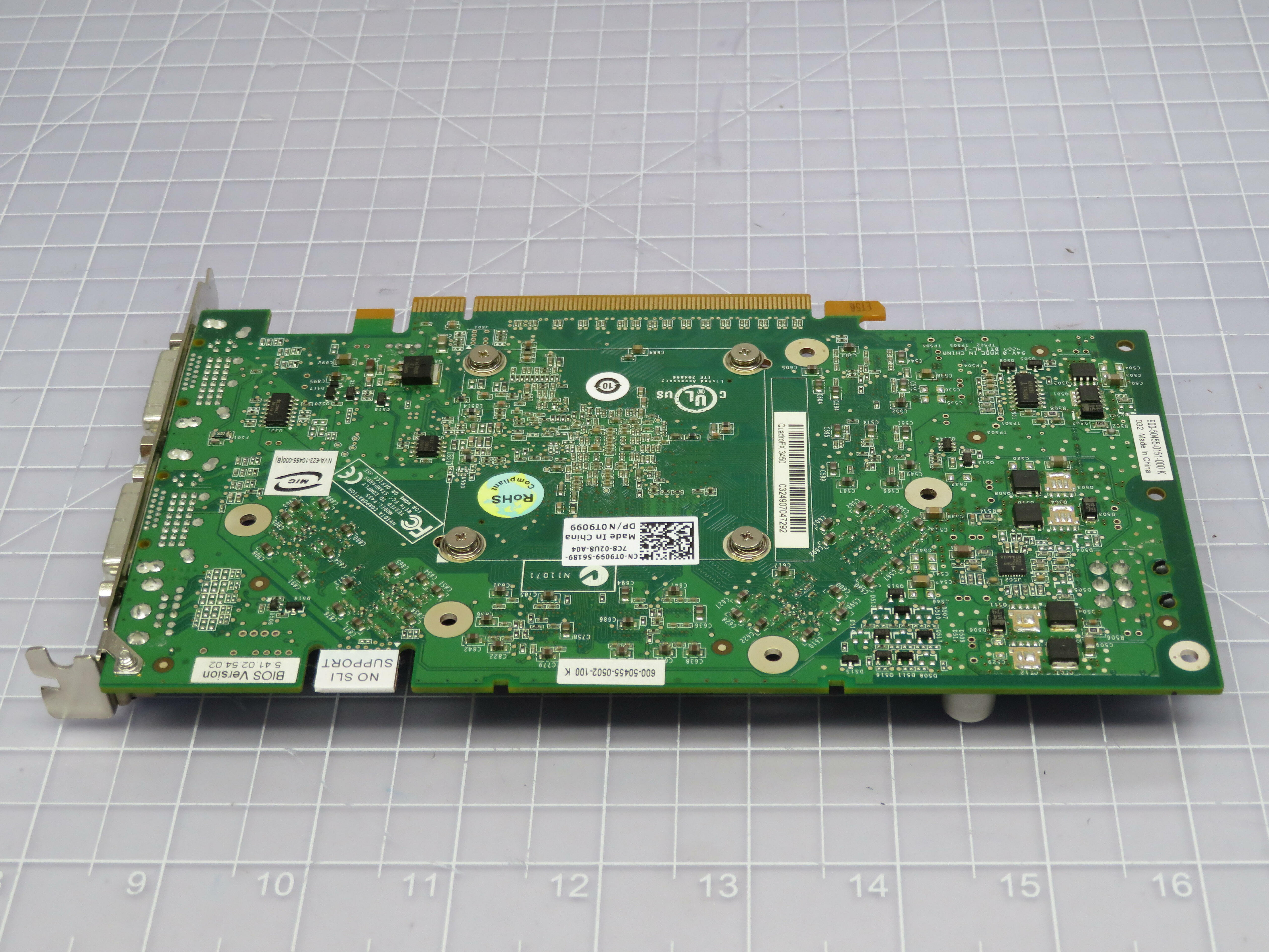 Nividia CN-0T9099-56189 7C8-02U8-A04 Dual Monitor Video Card T178274